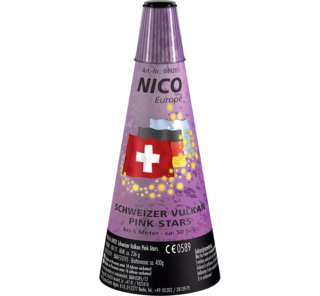 NICO Schweizer Pink Stars Vulkan