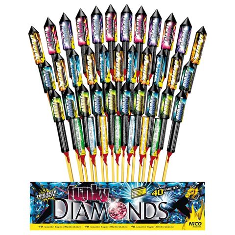 NICO Funky Diamonds (40tlg. Raketenset)