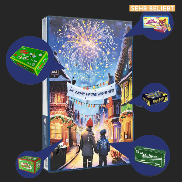 Silvester-Countdown Kalender 2025 I Kategorie F1 I 70 x 40 cm