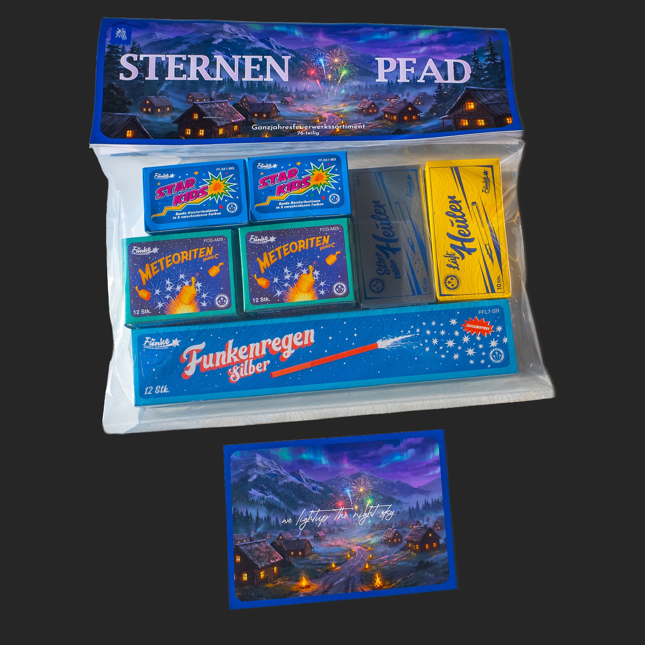 LightUP™ Sternenpfad Set (Sortiment + Postkarte)