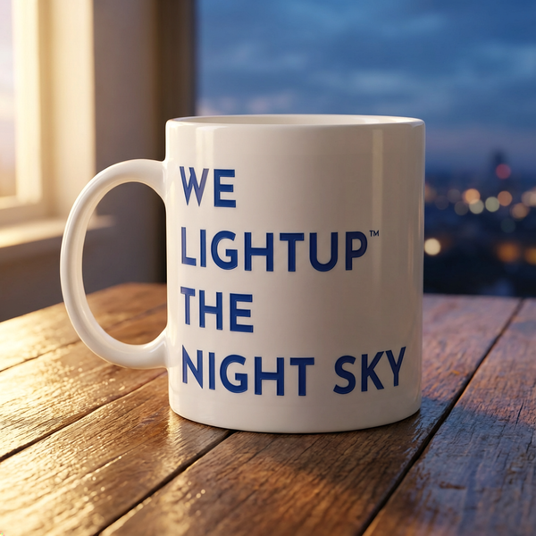 LightUP™ Tasse "we lightup the night sky"
