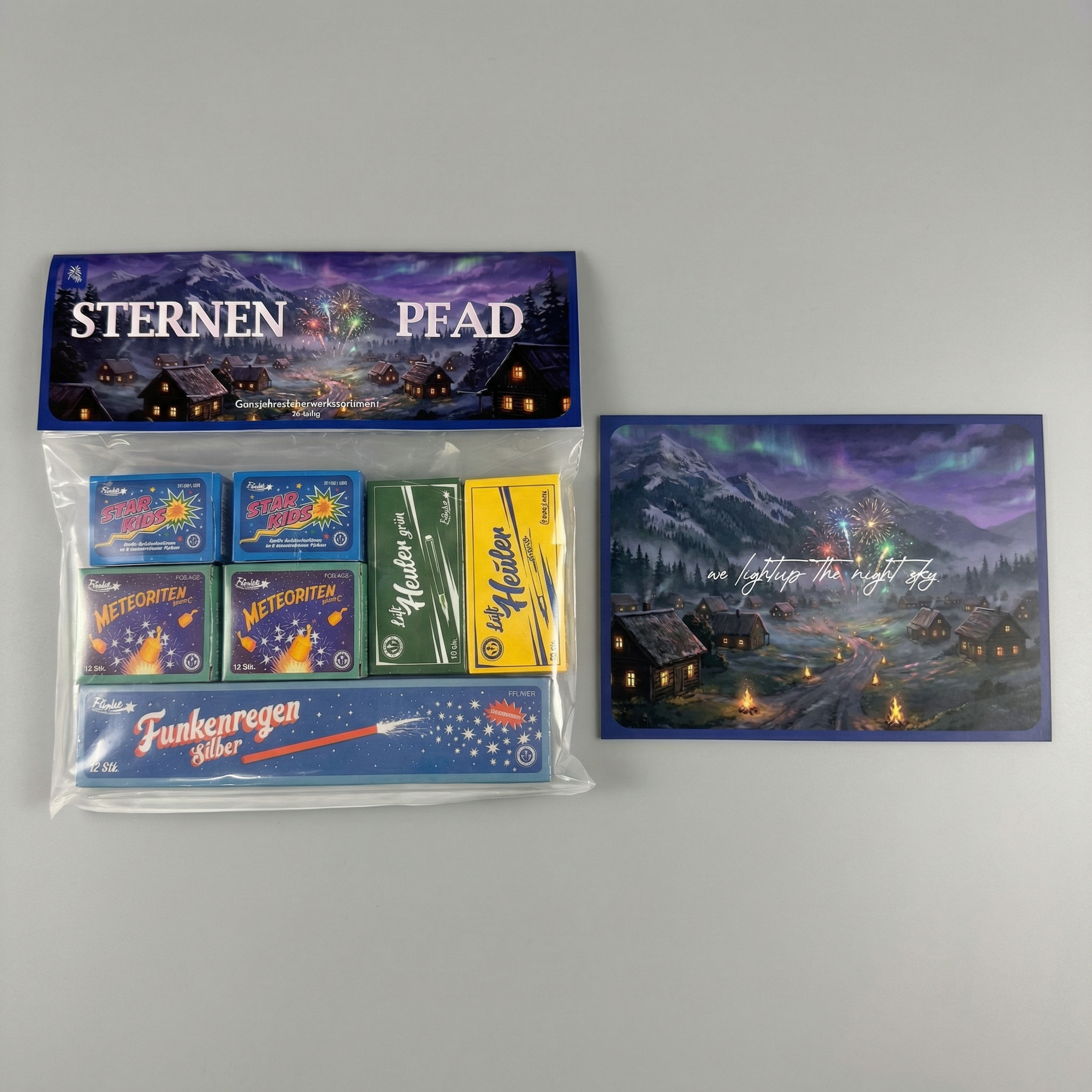 LightUP™ Sternenpfad Set (Sortiment + Postkarte)