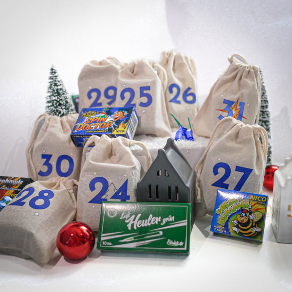8 Tage Feuerwerkscountdown-Kalender| 24.- 31.12.2025