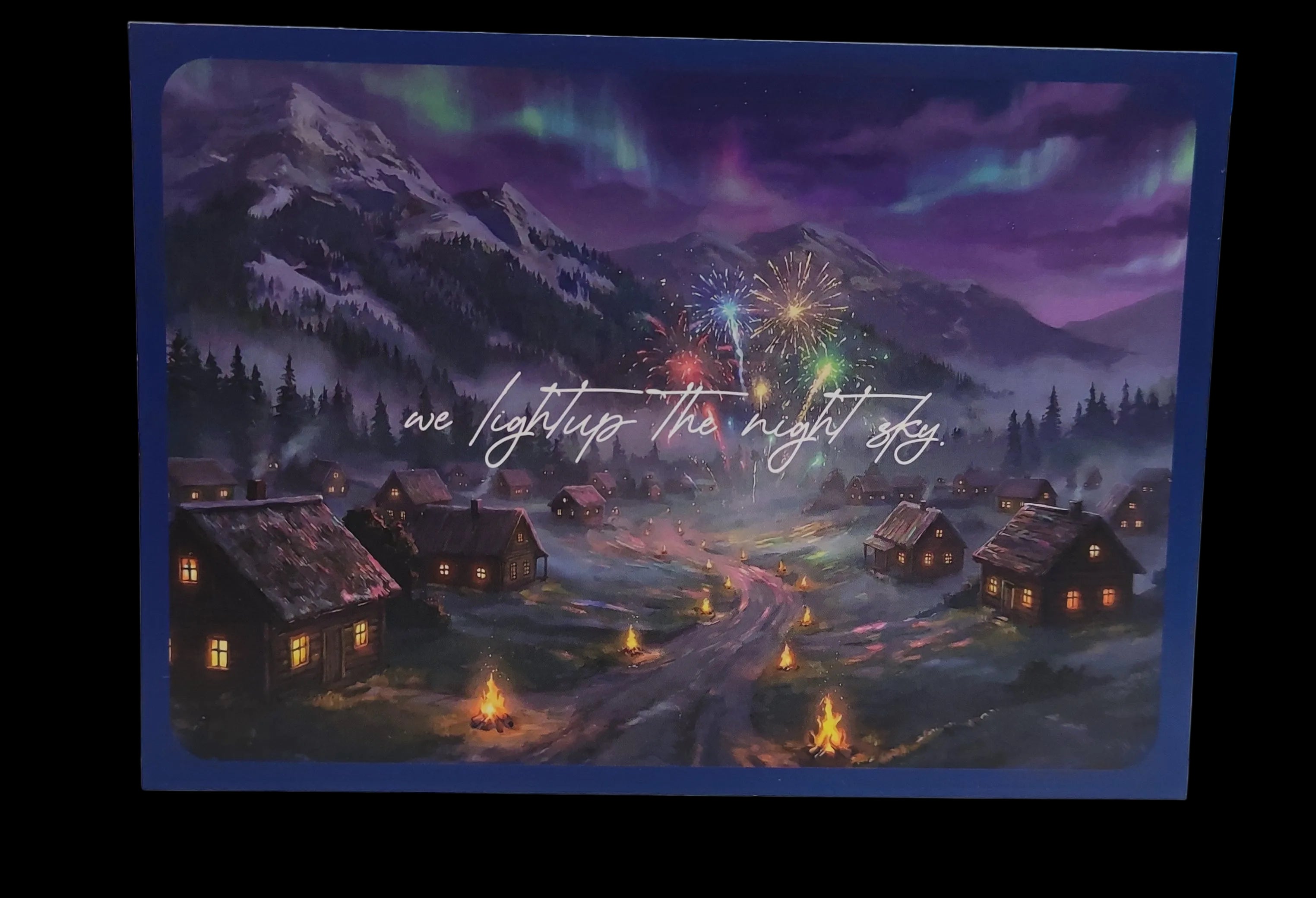 LightUP™ Postkarte "Sternenpfad" 10x15 cm